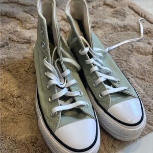 Converse High-Top Sneakers in White